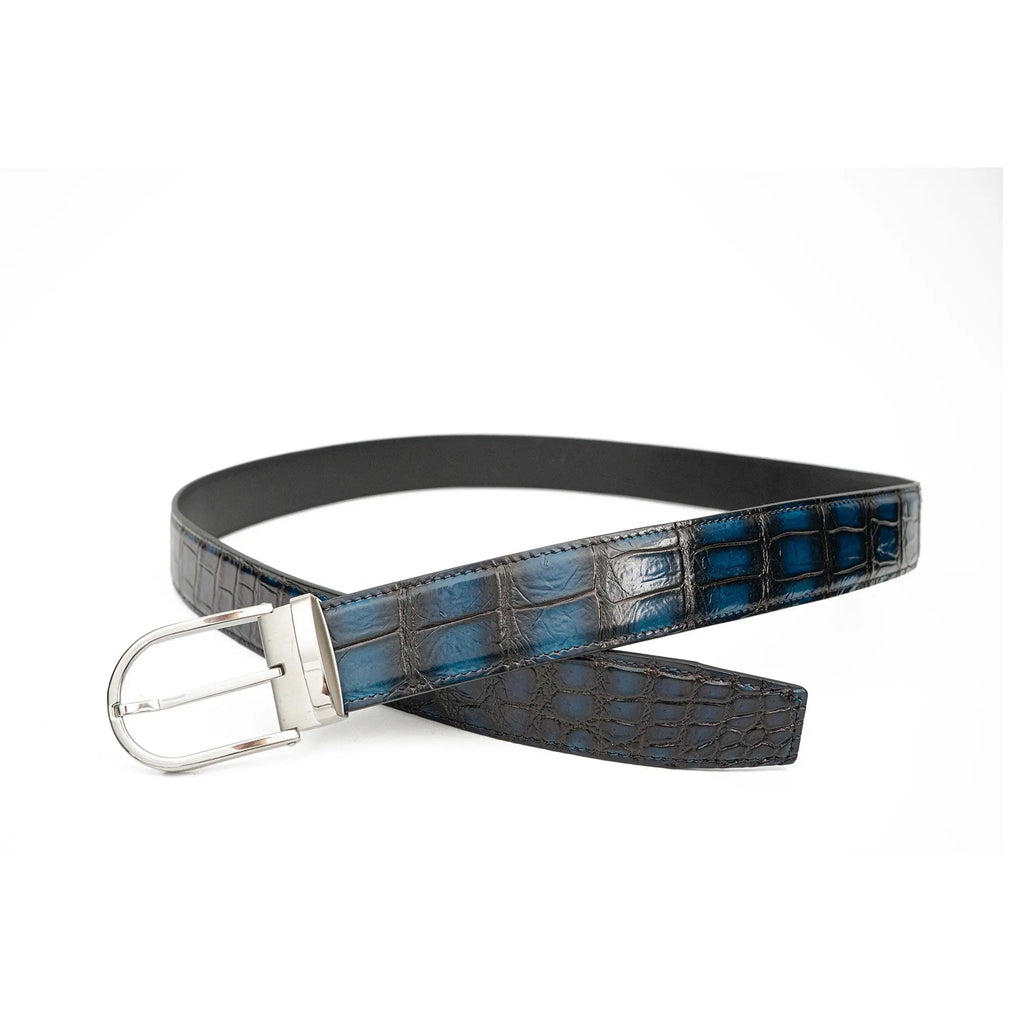 Handcrafted Alligator Leather Belts DVG331