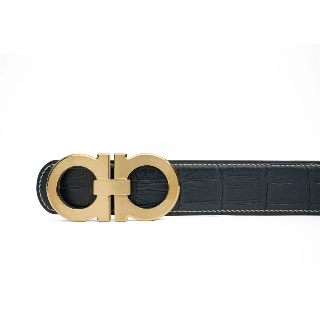 Handcrafted Alligator Leather Belts DVG345