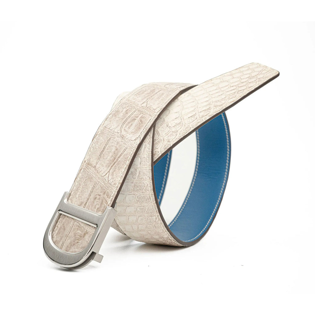 Handcrafted Alligator Leather Belts DVG350