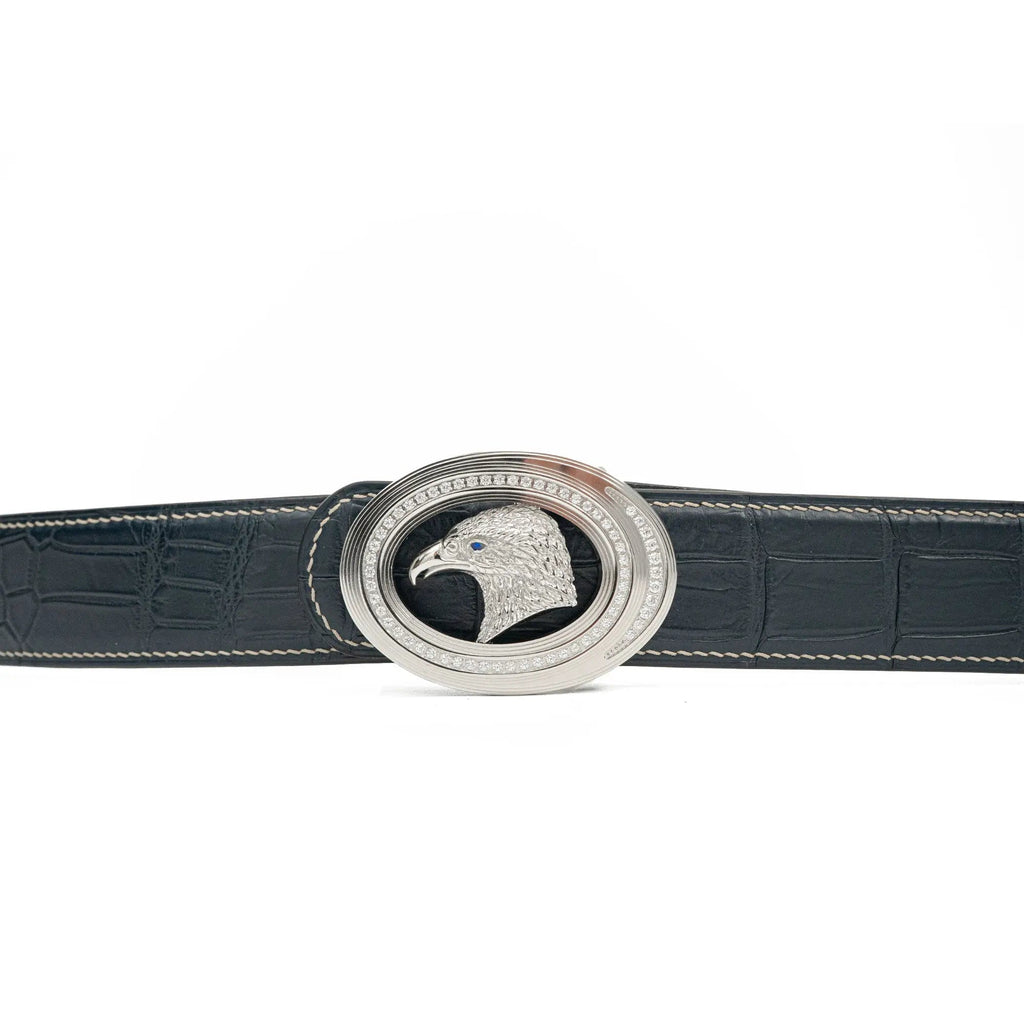 Handcrafted Alligator Leather Belts DVG359