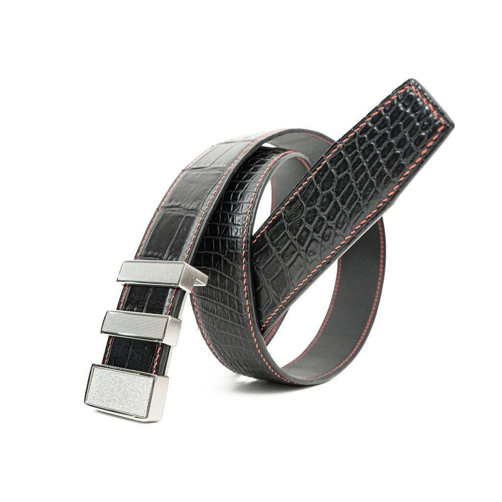 Handcrafted Alligator Leather Belts DVG45