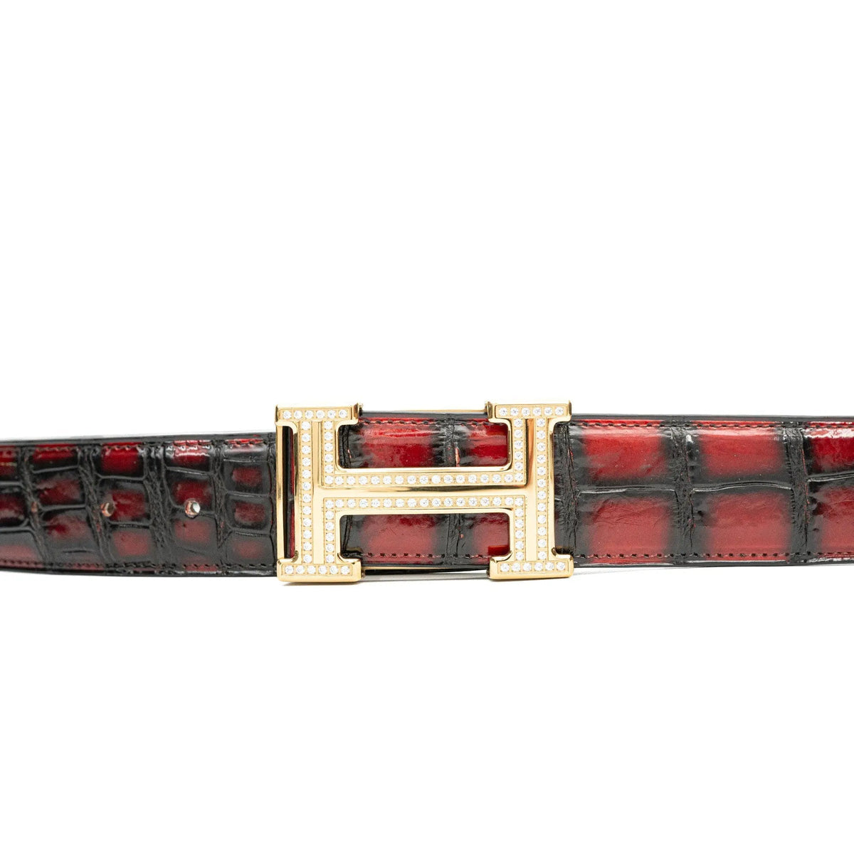 Handcrafted Alligator Leather Belts DVG66