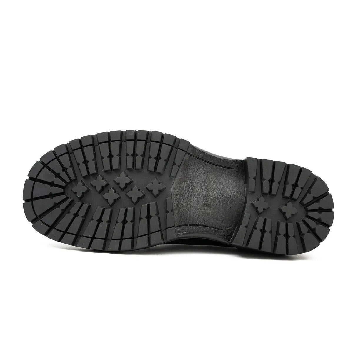 Black Plain-Toe Cow Leather Derby Shoes