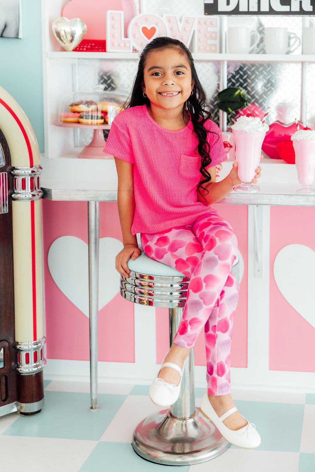 Happy Heart Day Leggings