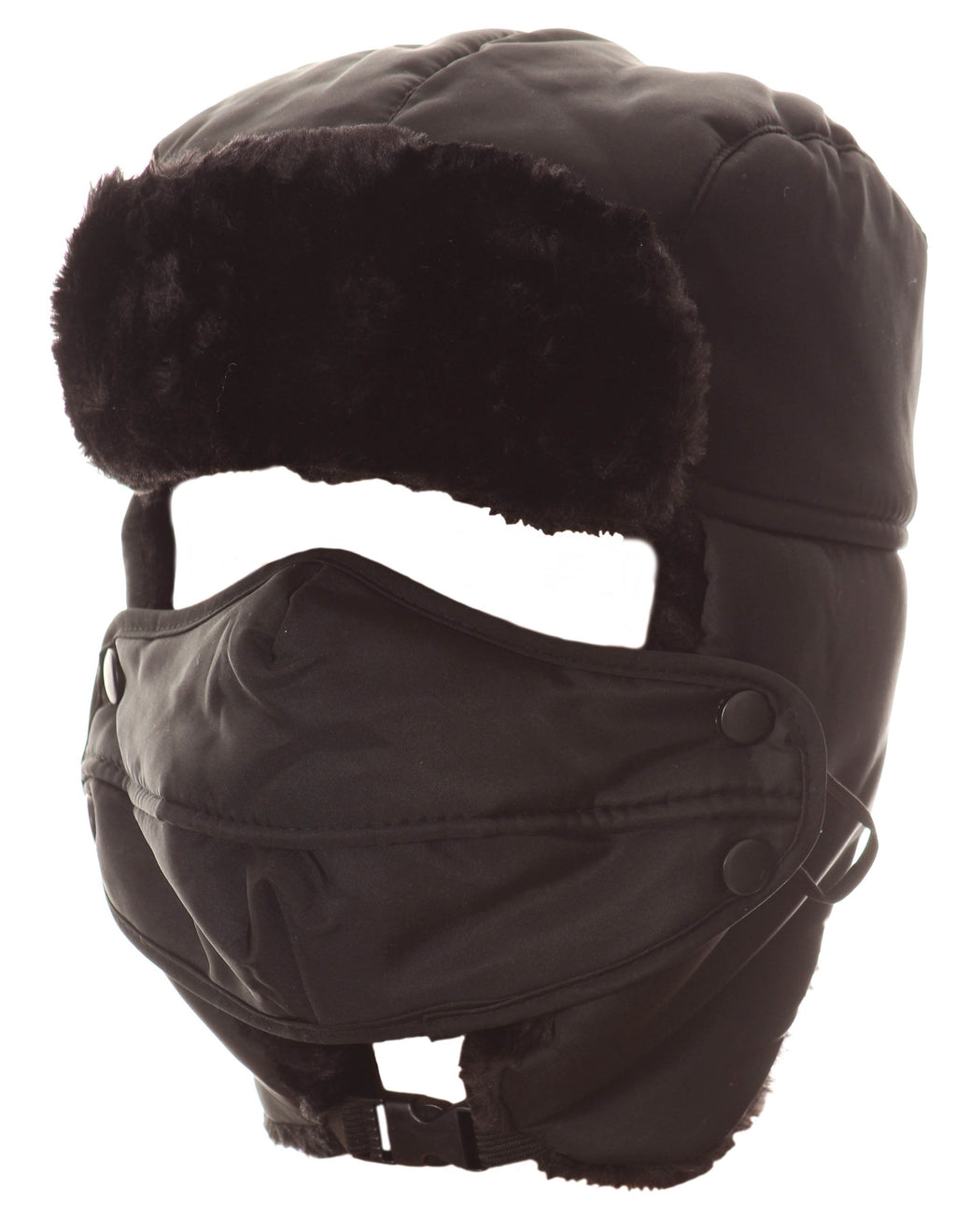 Sakkas Esty Unisex Faux Fur Trapper Hat with Ear Flaps & Face Mask