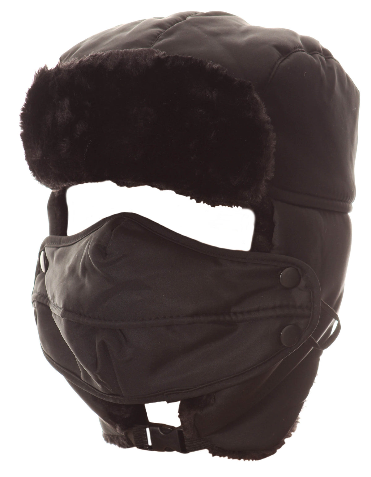 Sakkas Esty Unisex Faux Fur Trapper Hat with Ear Flaps & Face Mask