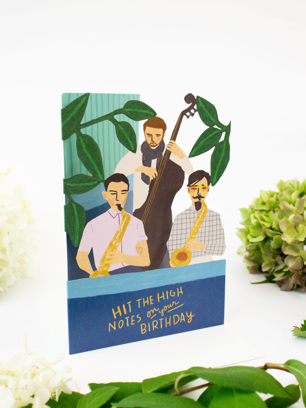 High Notes Lasercut Birthday Card