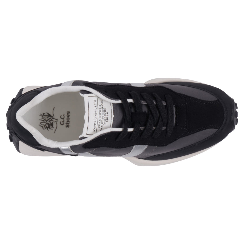 Women's Howell Black Lace-Up Sneakers