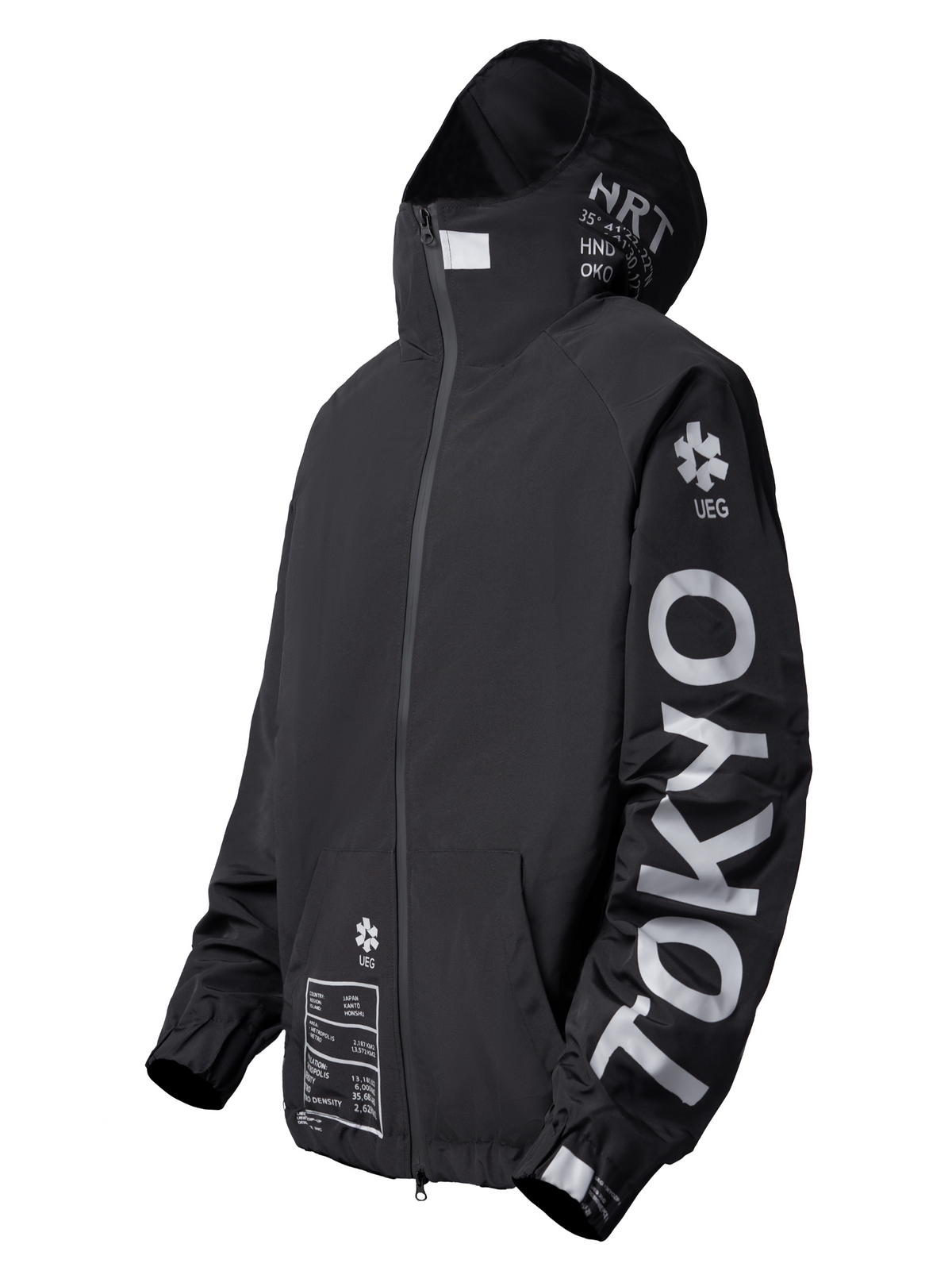 IB433 Black Winter Tokyo Parka Jacket