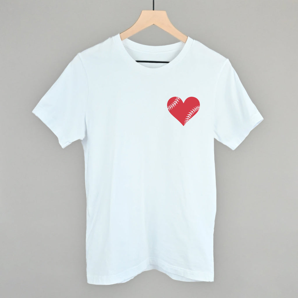 Baseball Heart (Left Chest)