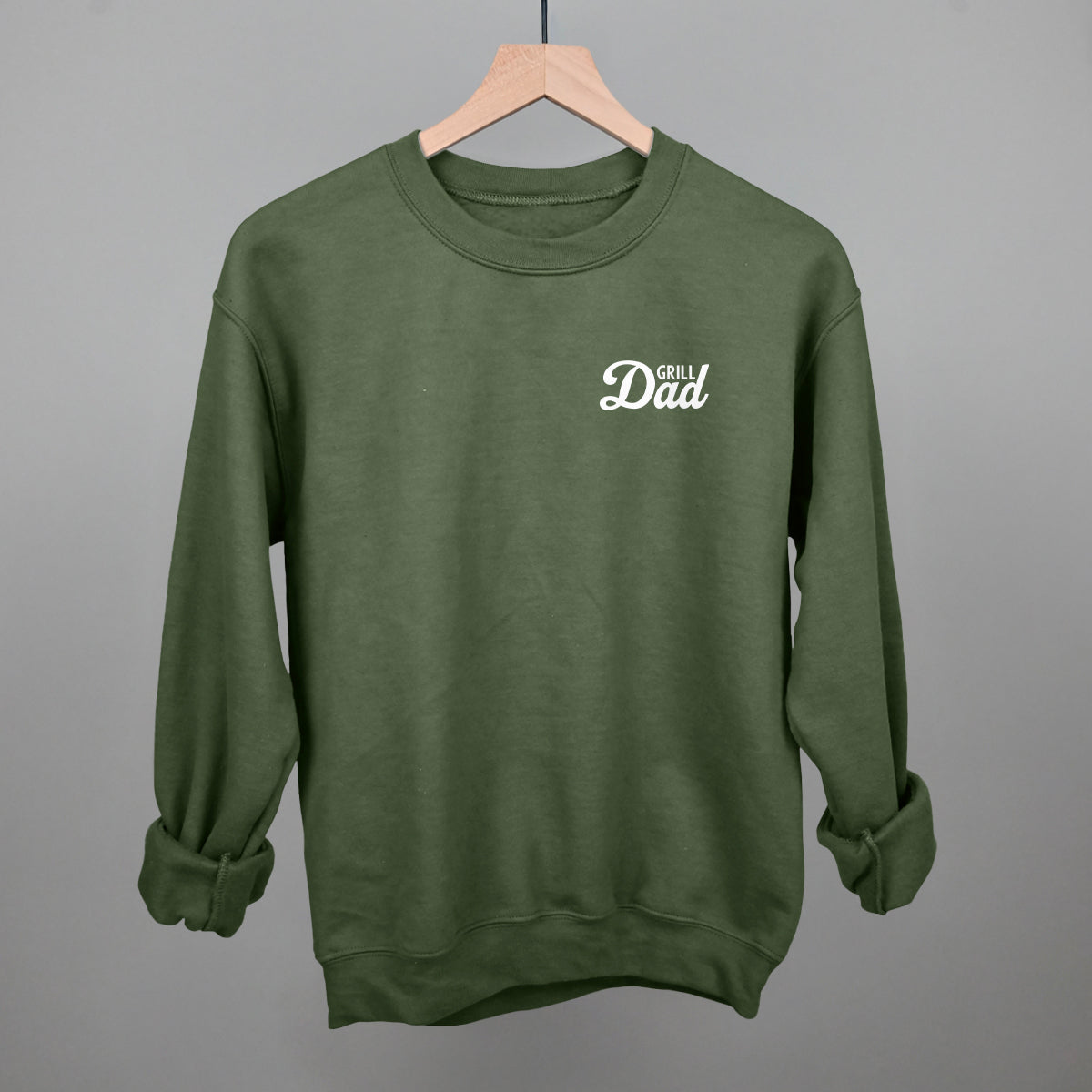 Grill Dad (White) (Left Chest)