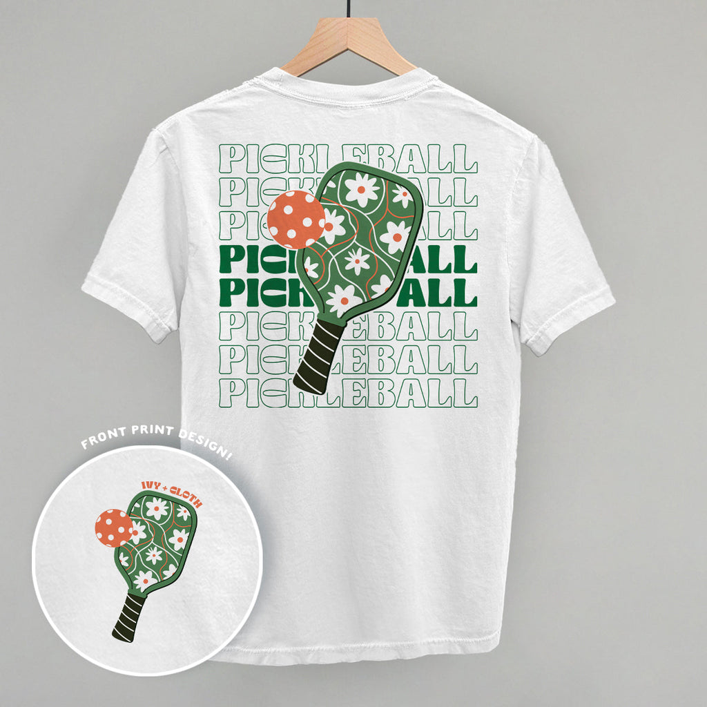 Pickleball Floral Repeated (Back Print)