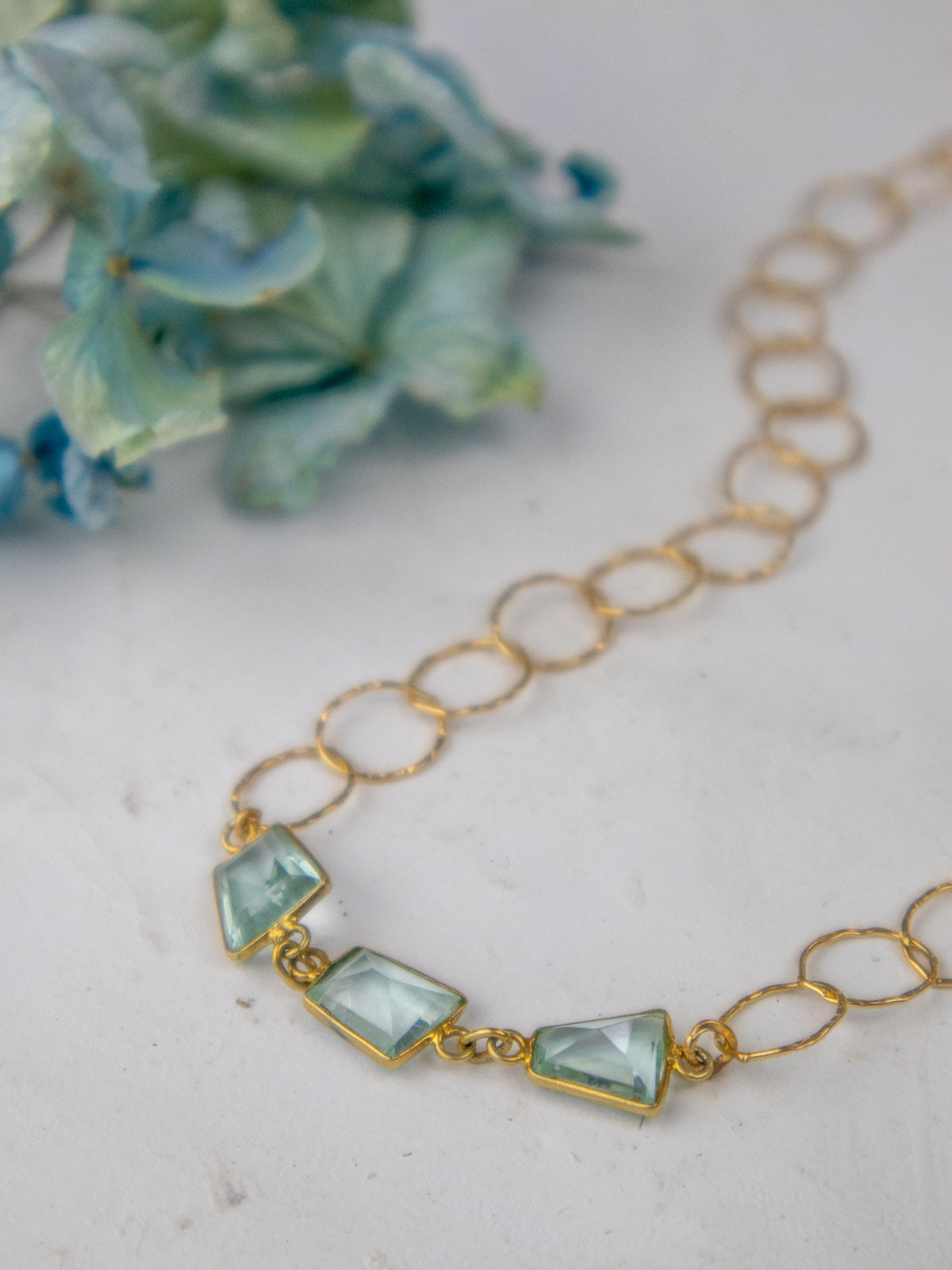 Bubble Chain Long Necklace