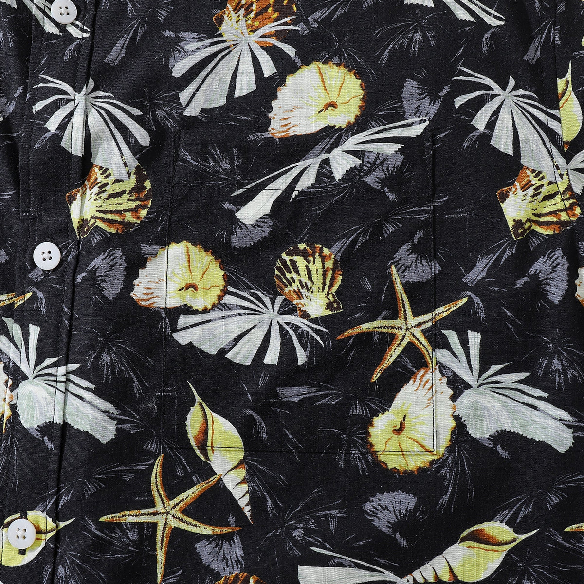 Hawaiian Shirts For Men Vintage Tropical Conch Button Down Cotton Aloha Shirt By Amy