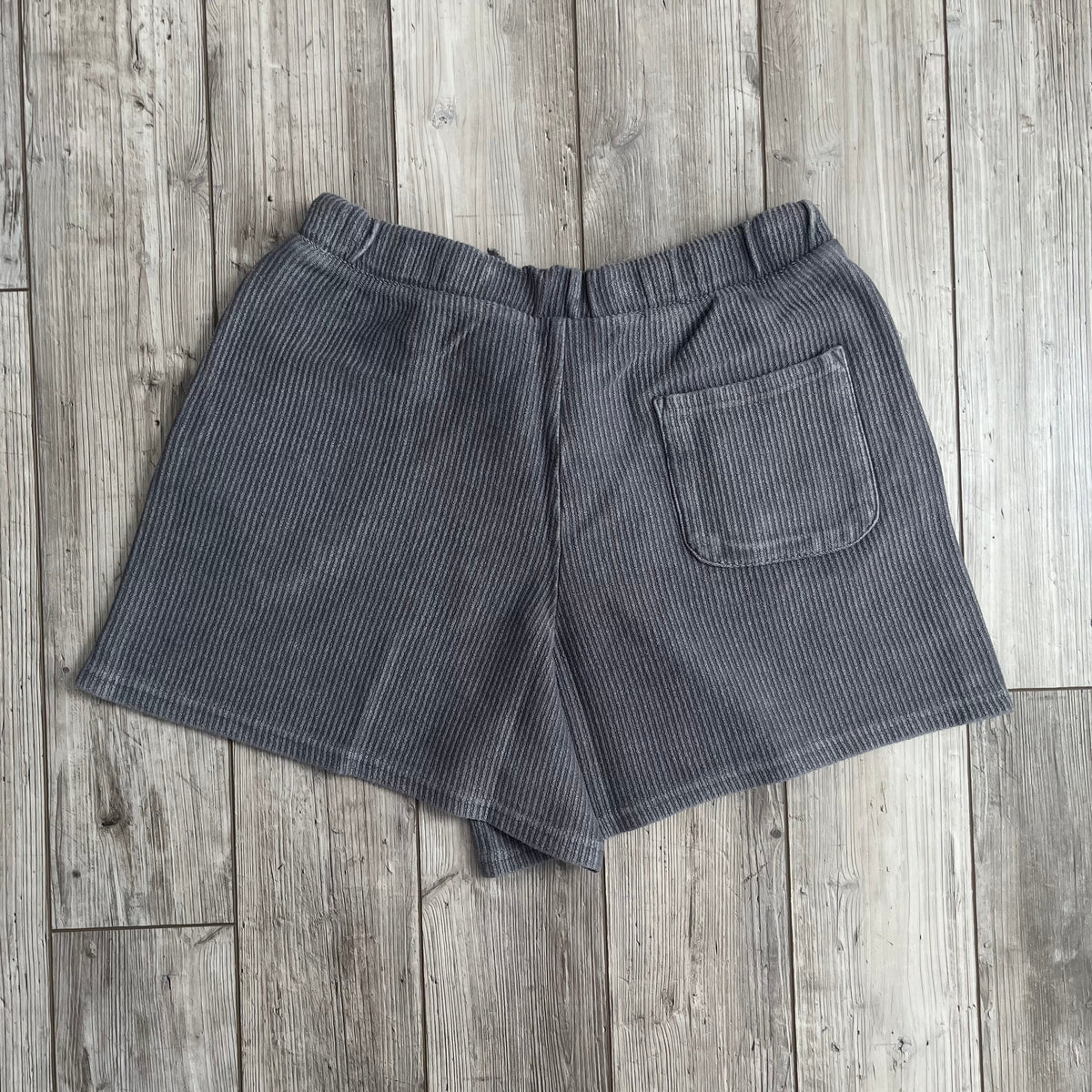 Smoke Corded Shorts