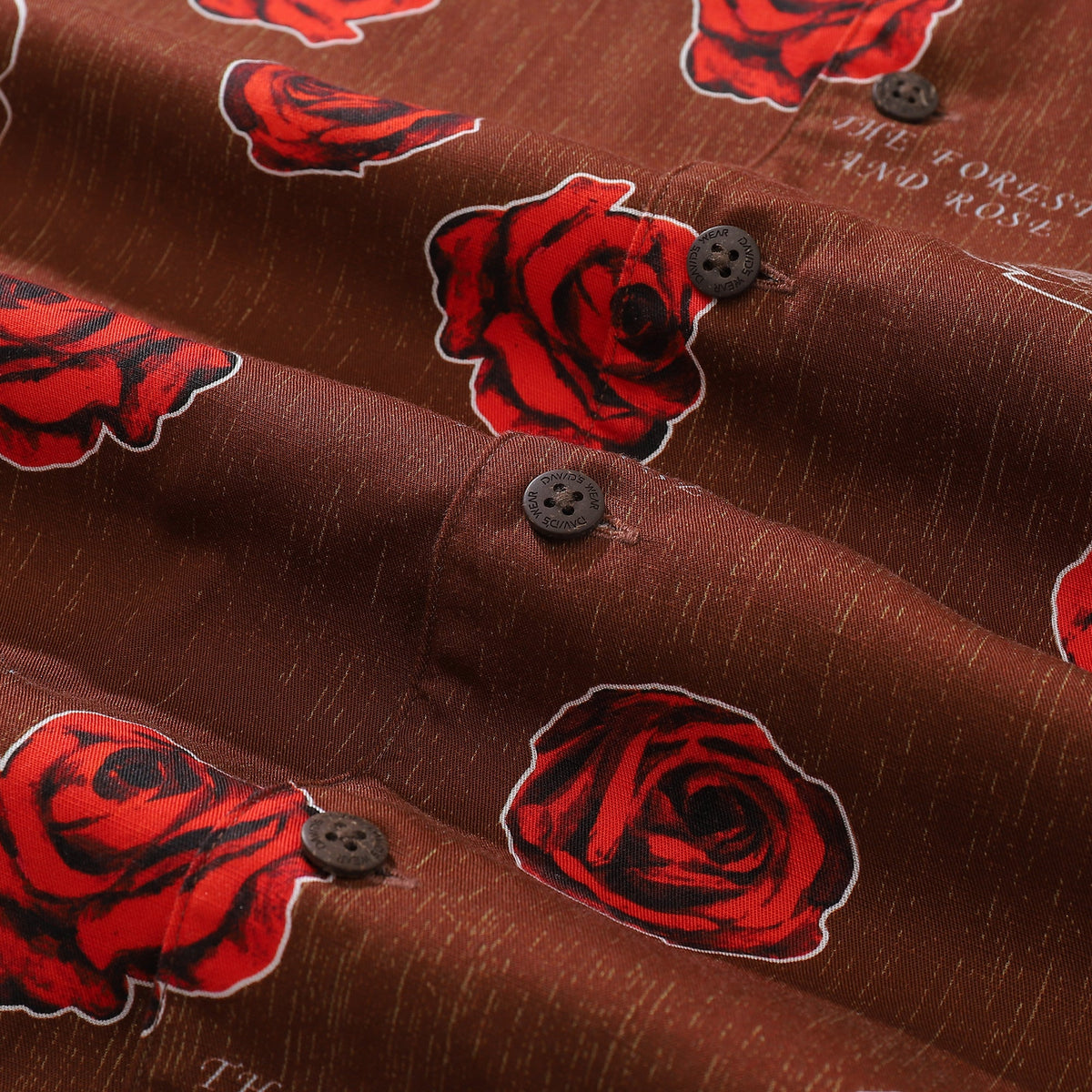 Valentine's Day Hawaiian Shirts For Men Gorgeous Rose Print Shirt Short Sleeve By Sylvia