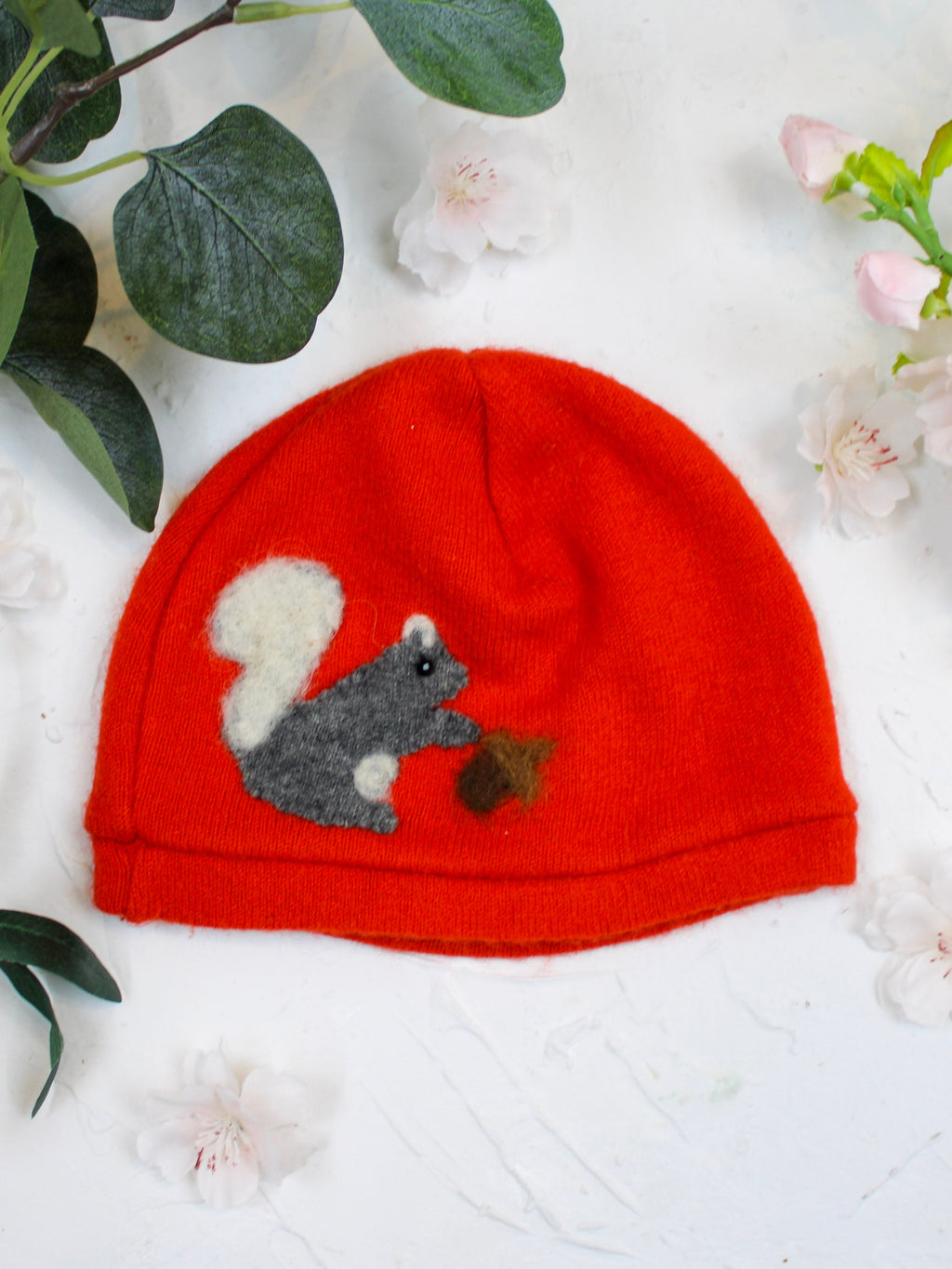 Squirrel Cashmere Hat - Baby