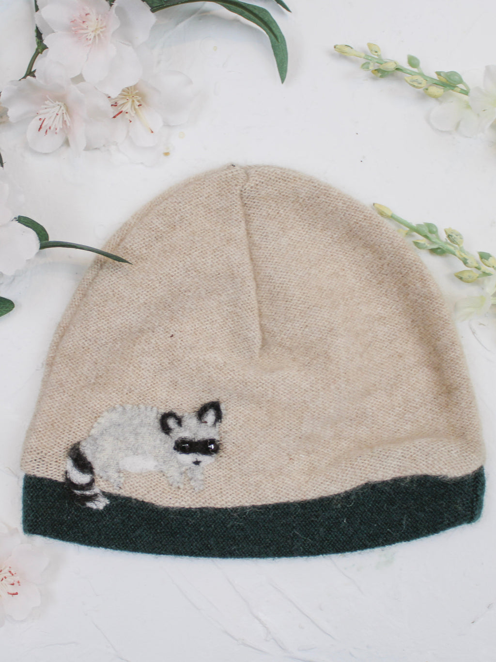 Raccoon Cashmere Hat - Baby