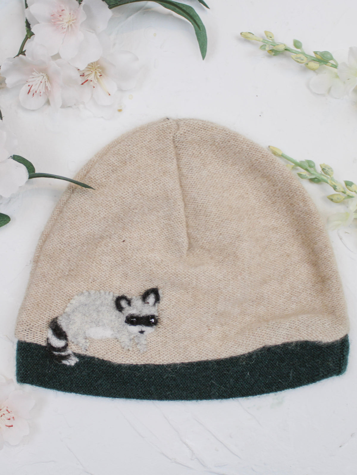 Raccoon Cashmere Hat - Baby