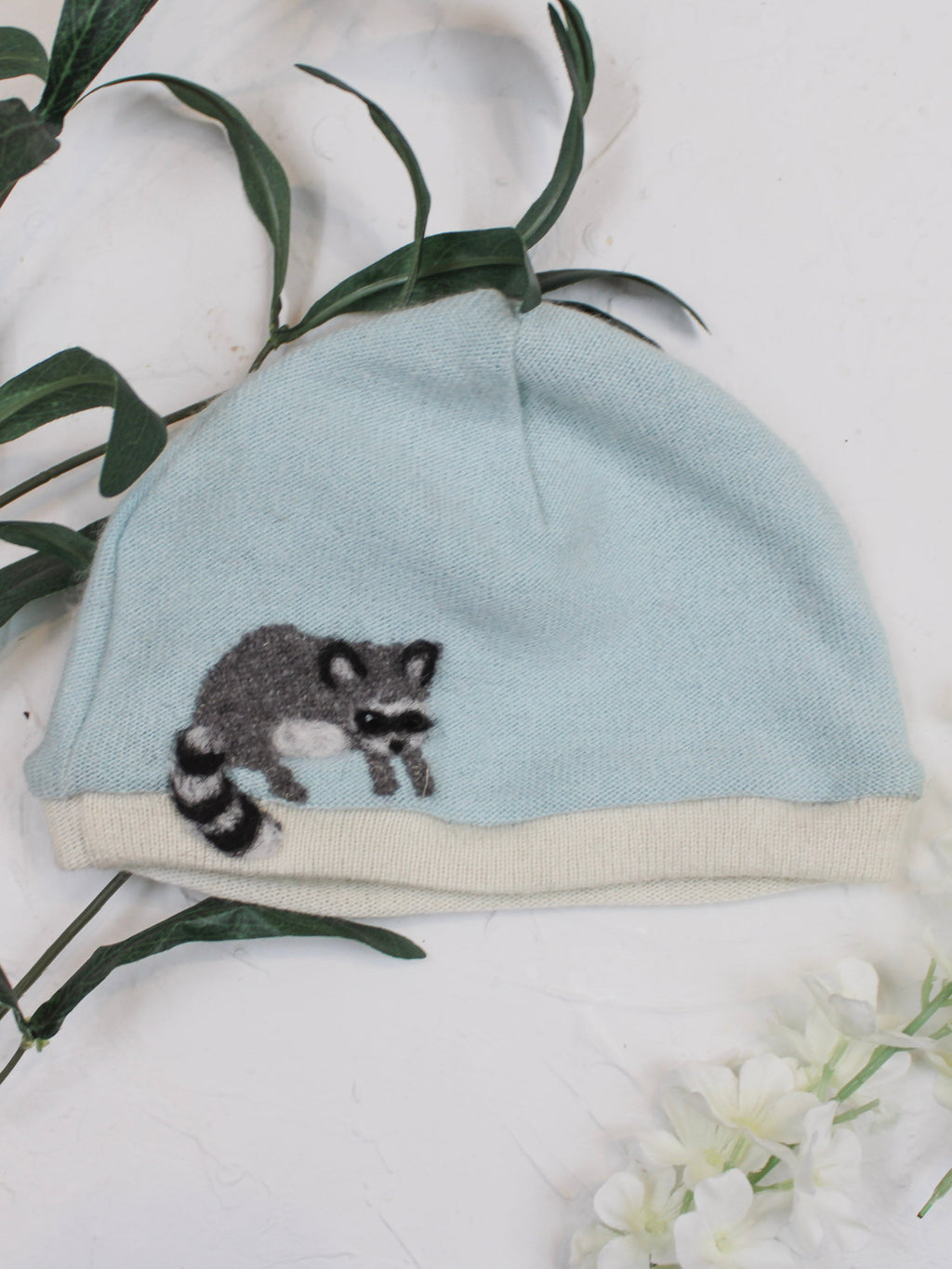 Raccoon Cashmere Hat - Baby