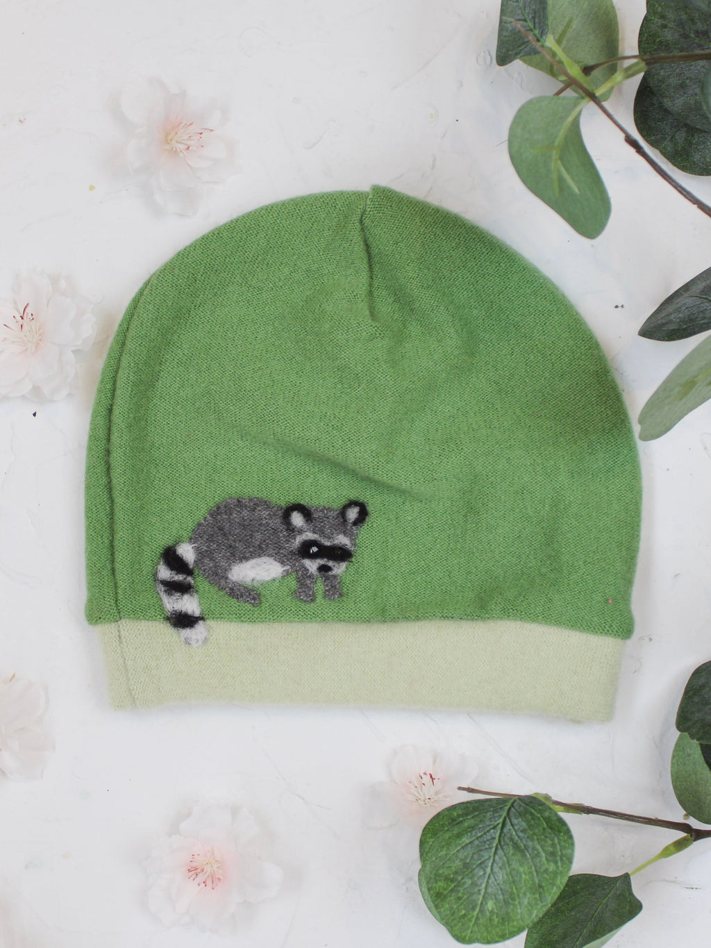 Raccoon Cashmere Hat - Toddler