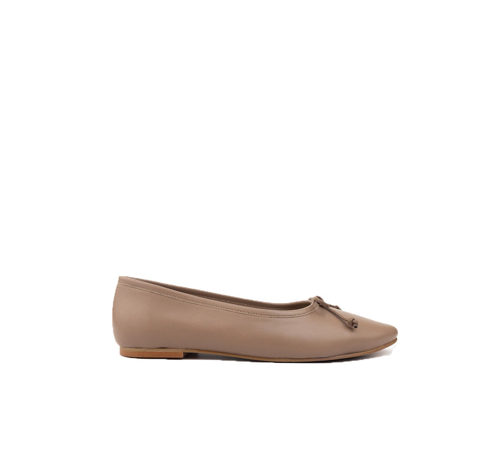 Belle Taupe Leather