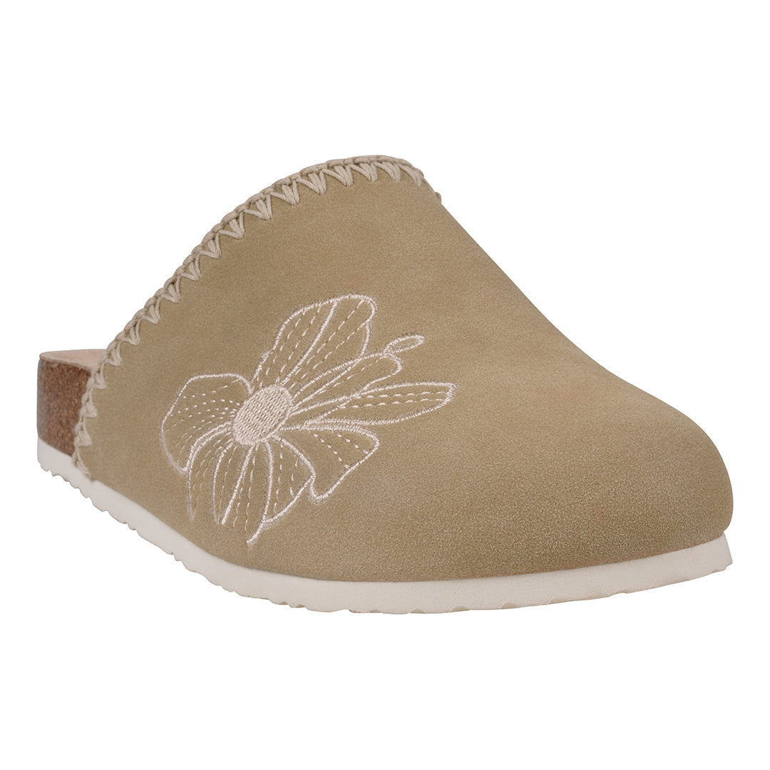 Women's Jamie Natural Slide Footbed Clogs