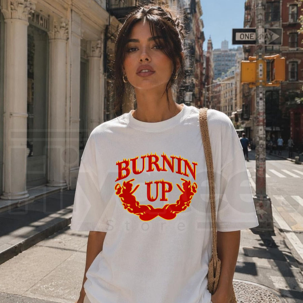 JB Burning Up Tour 2026 T-Shirt – Fire Crest Graphic Tee, Concert Merch Fan Shirt