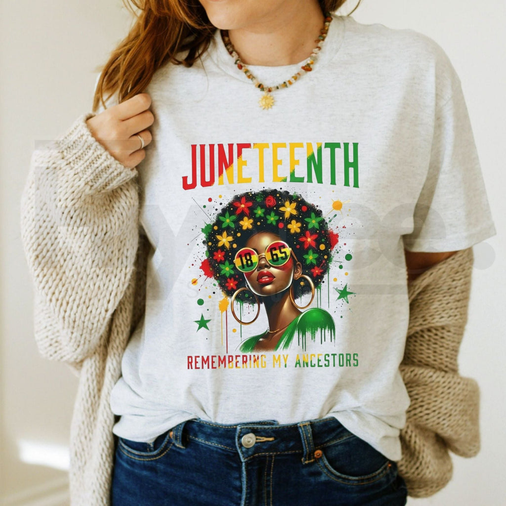 Juneteenth 1865 Women's T-Shirt – Stylish Freedom Day Spring Summer Tee
