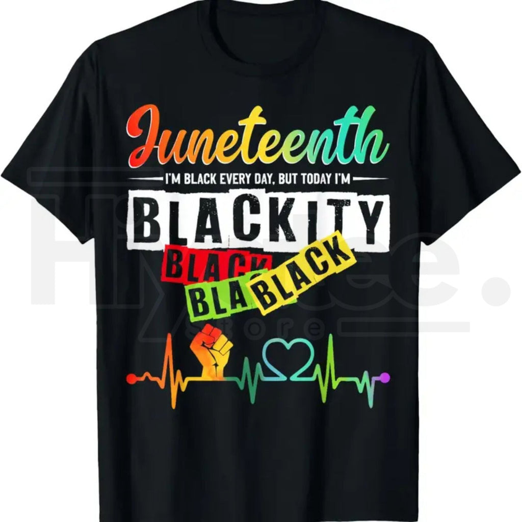 Juneteenth Blackity Black Black T-Shirt