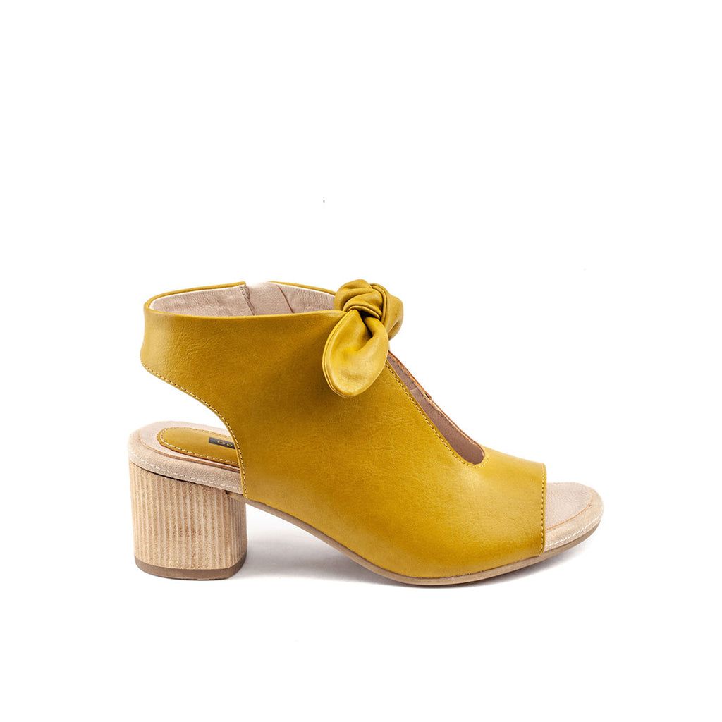 Women's Kimora Yellow Heeled Sandals