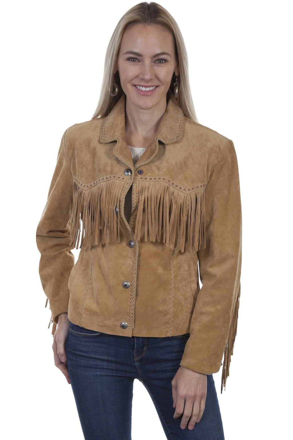 Scully Fringe Suede - Women's Leather Jacket