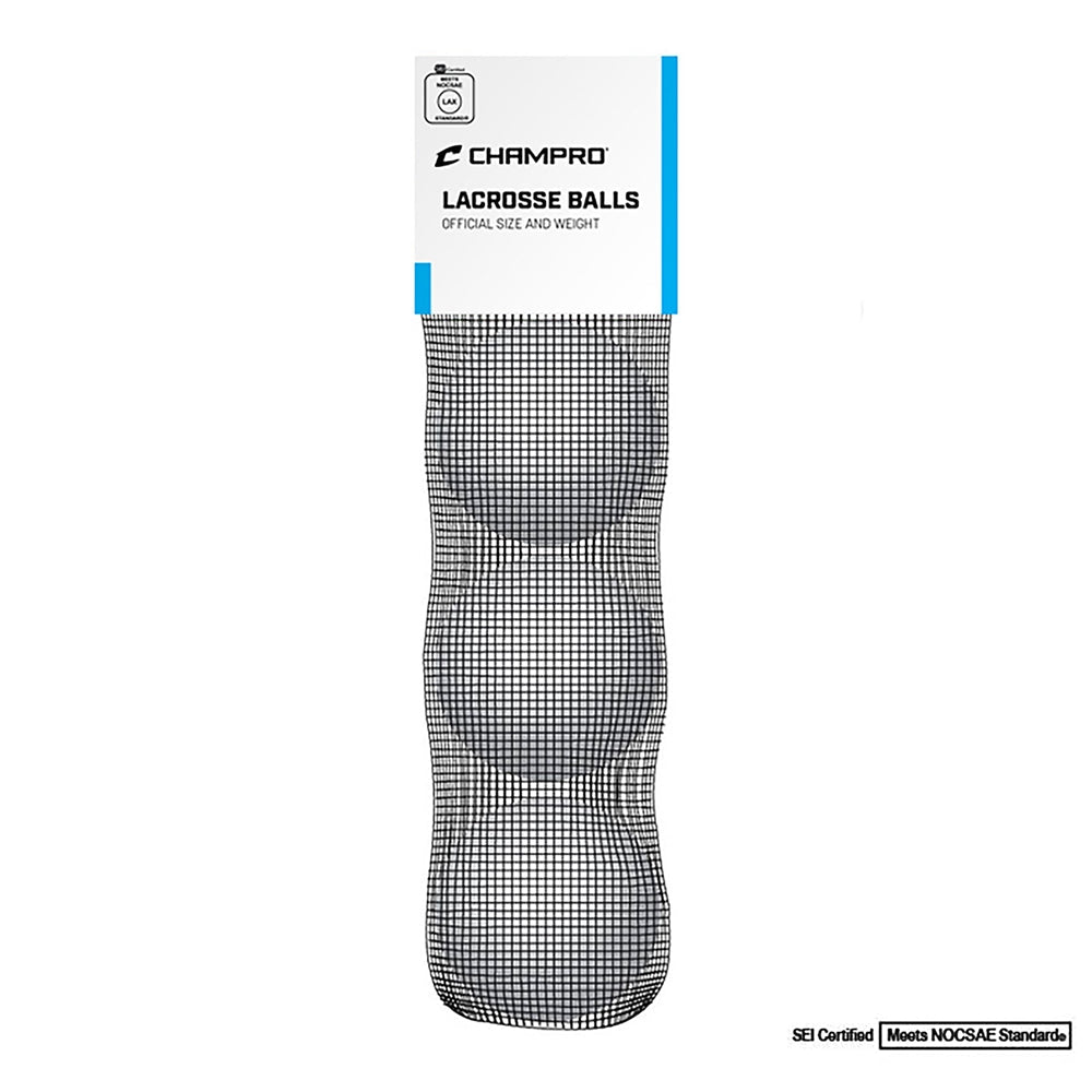 NOCSAE LACROSSE BALLS - 3 PACK
