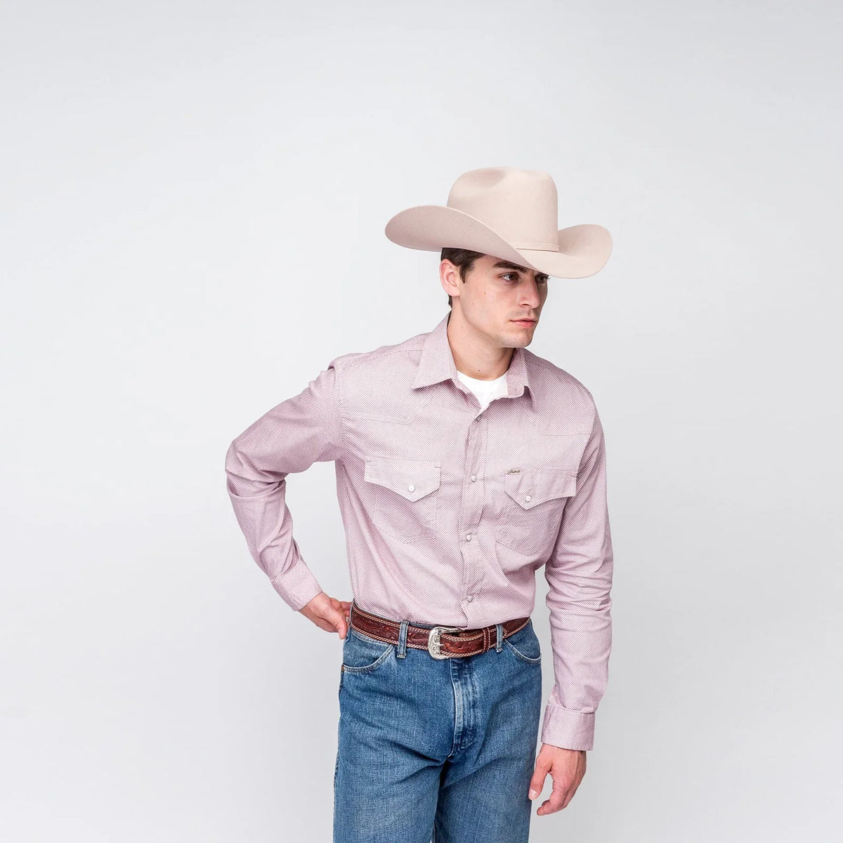 Bailey Lightning (Blue Coral) - (4X) Wool Felt Cowboy Hat
