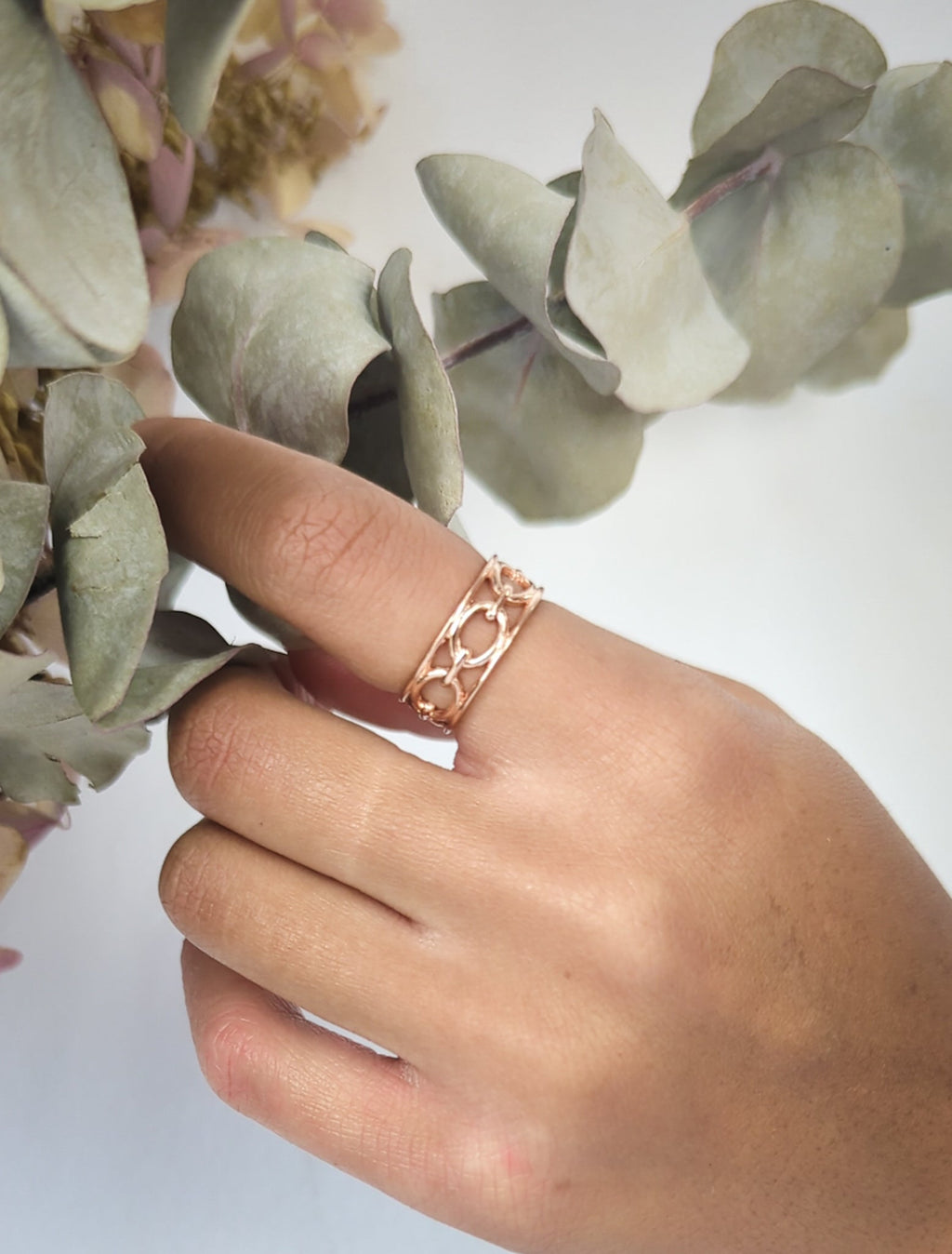 Chain Link Band Ring