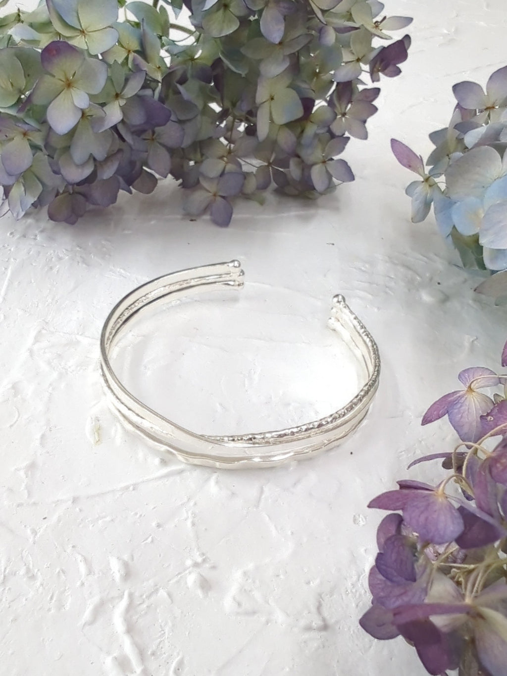 Crossed Branches Cuff Bracelet