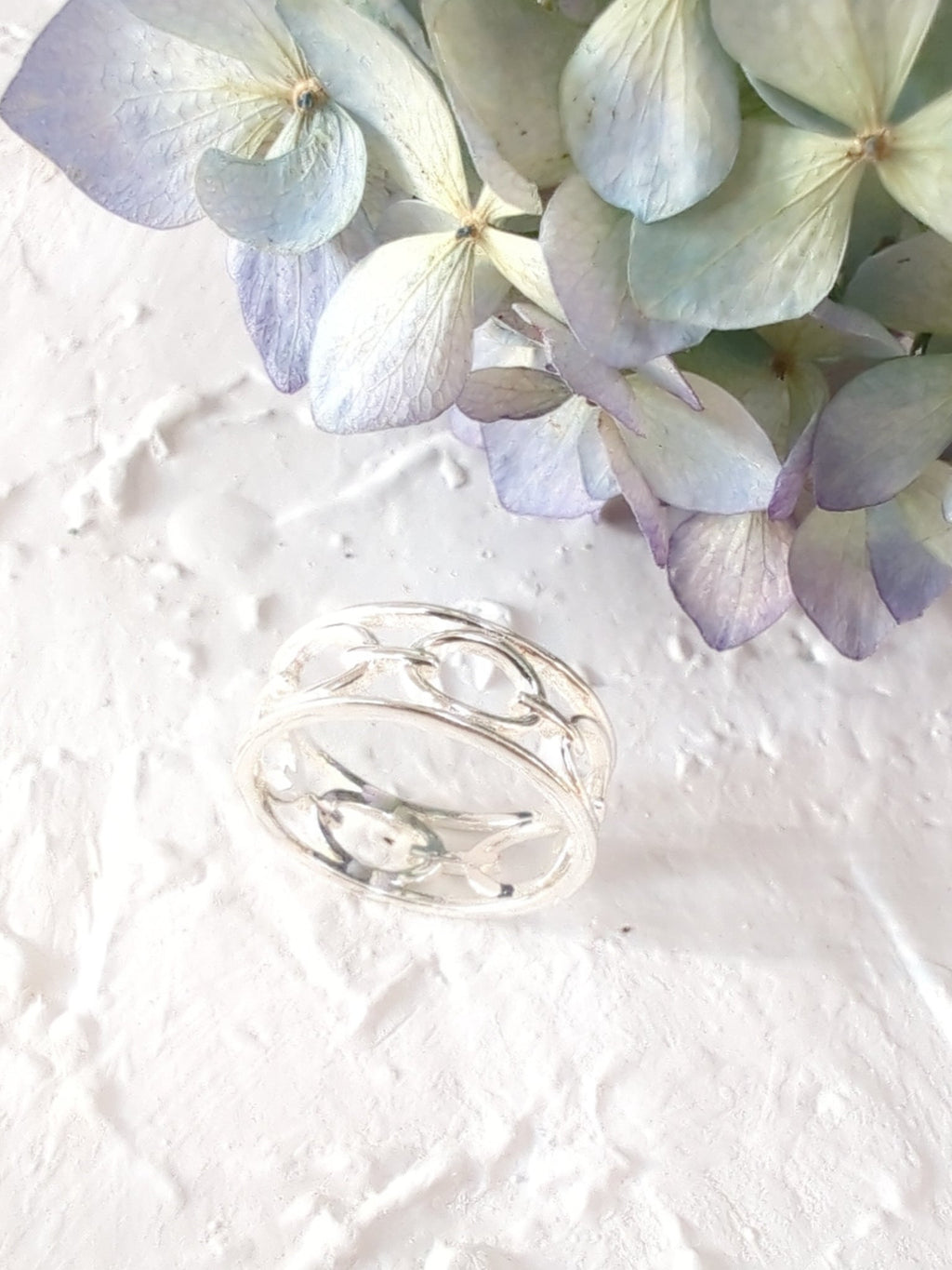 Chain Link Band Ring