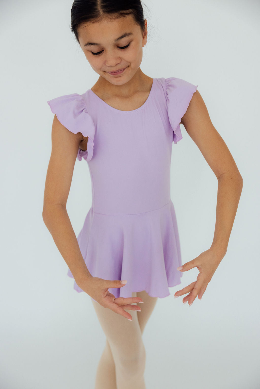 Lavender S/S Twirl Leotard