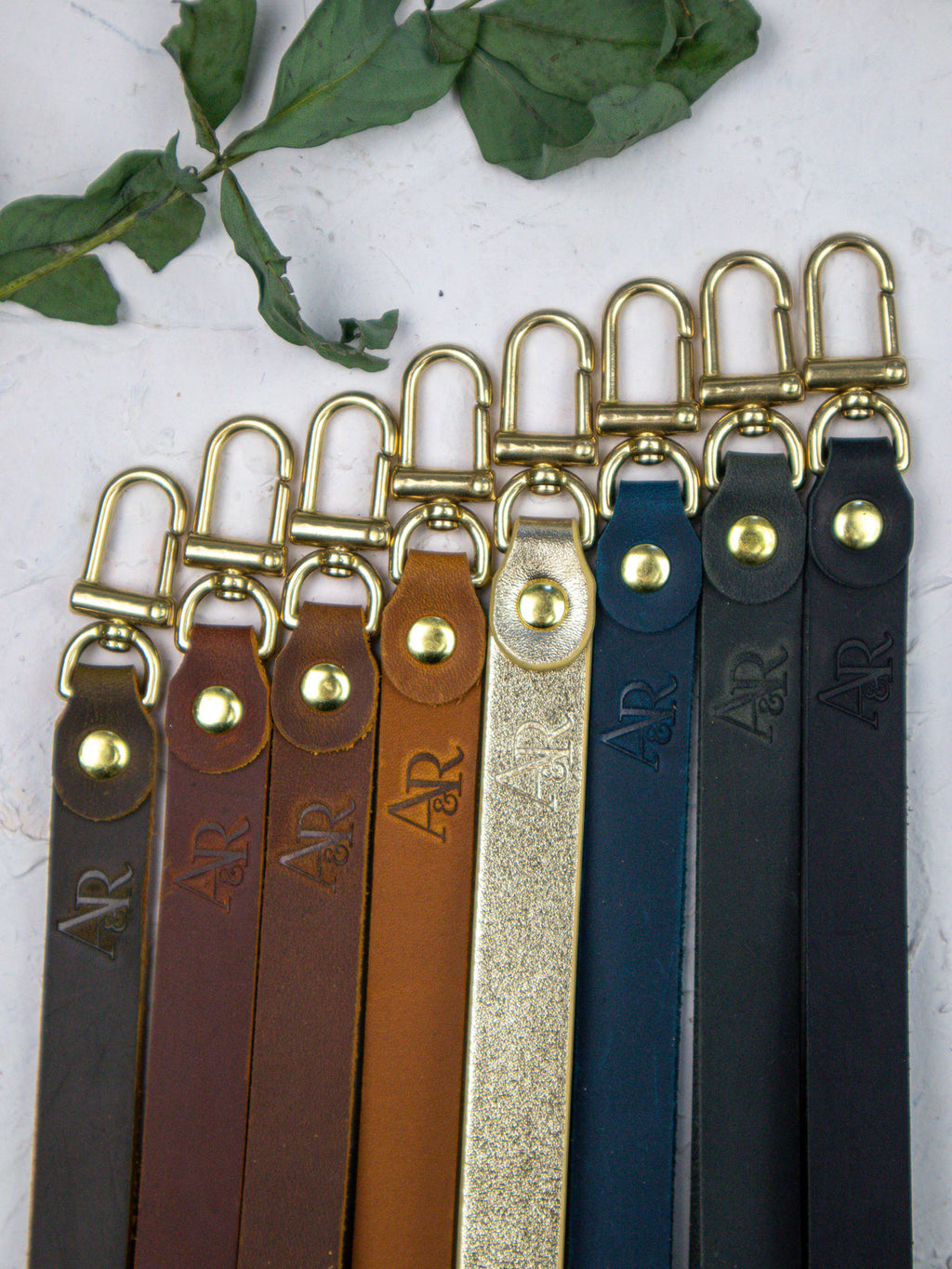 Leather Wristlet Strap