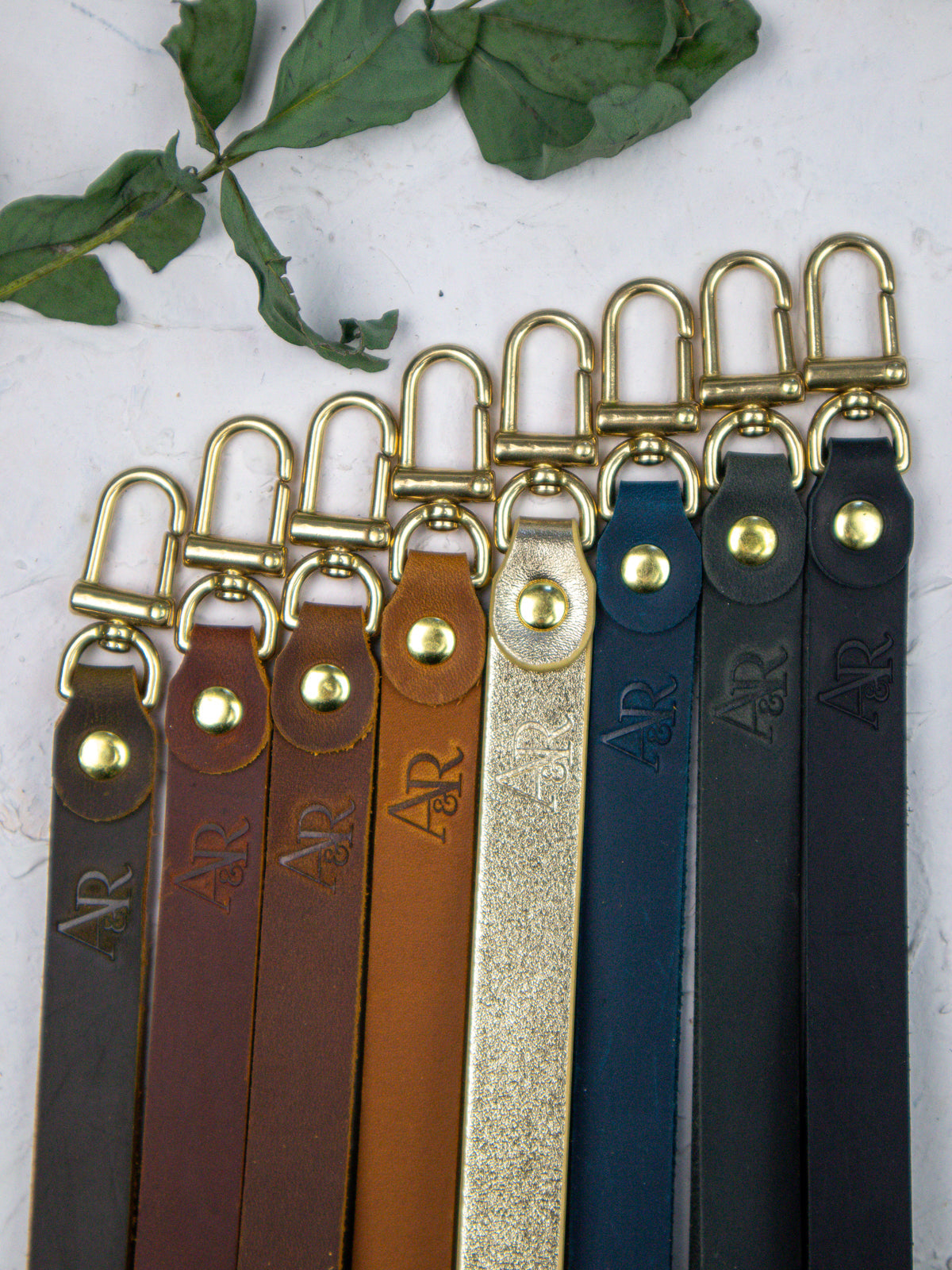 Leather Wristlet Strap