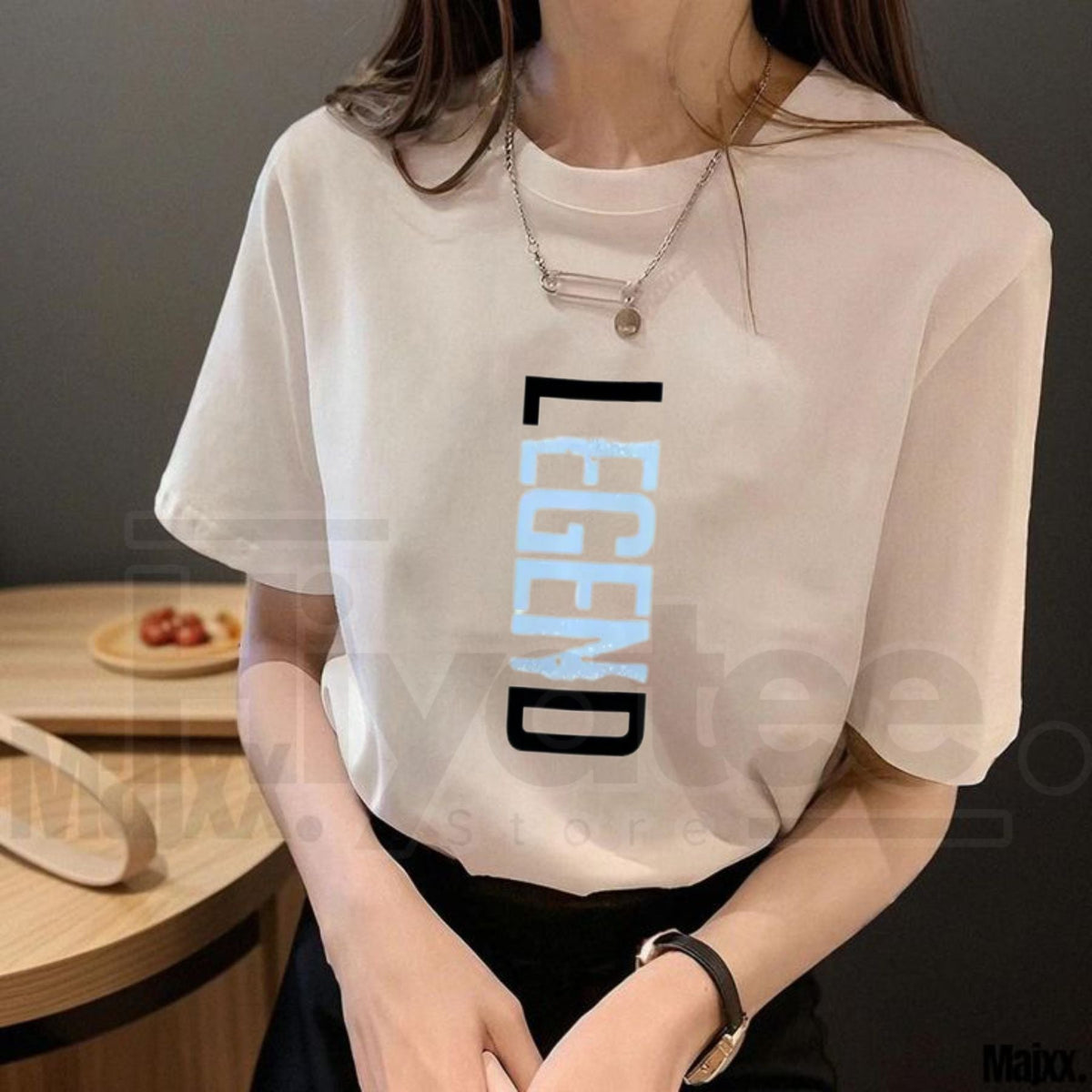 "Legend" Vertical Print – Modern Oversized Streetwear Graphic Top