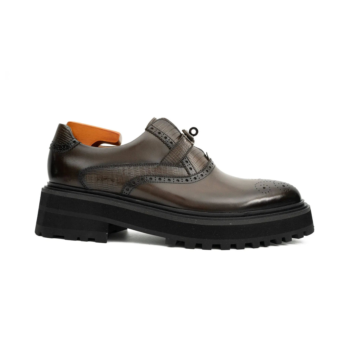 Dark Brown Calf Leather Loafers