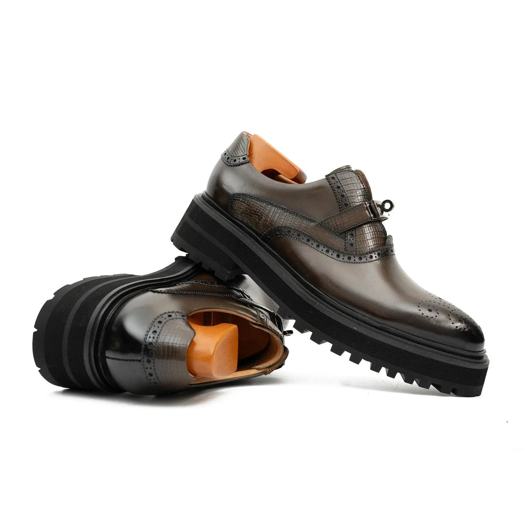 Dark Brown Calf Leather Loafers