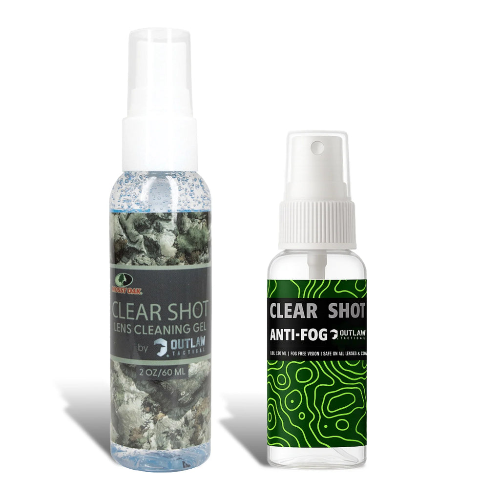 Mossy Oak ClearShot Lens Cleaner Spray & Anti-Fog Solution