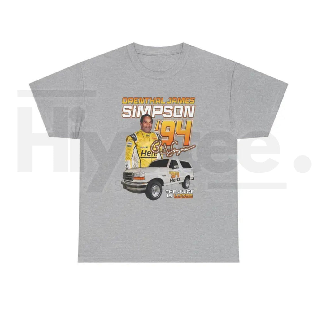 OJ Simpson 94 Shirt – Professional Racer Parody Tee