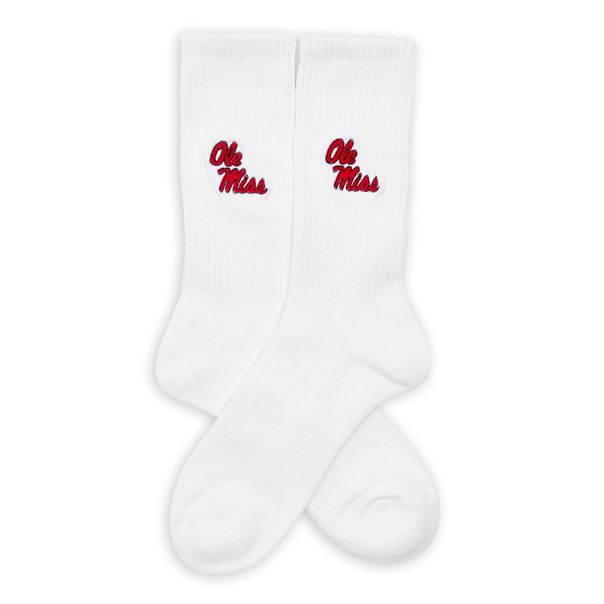 Ole Miss Campus Crew Socks