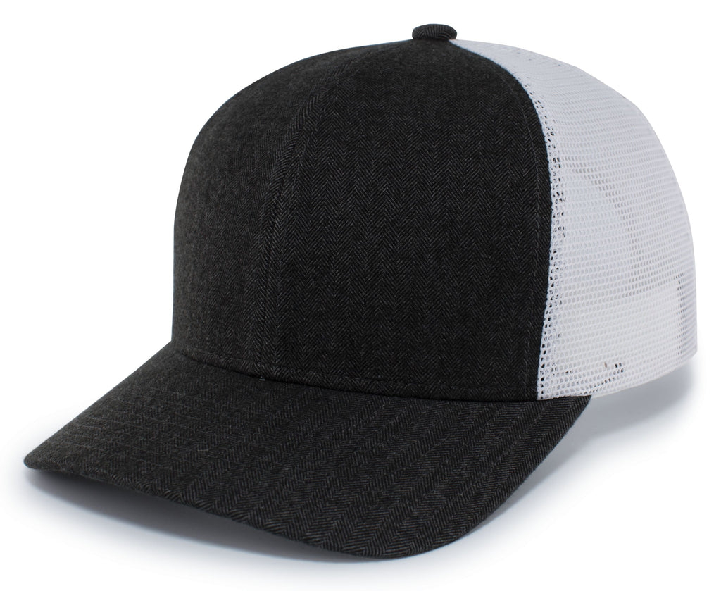 HERRINGBONE TRUCKER CAP - SNAPBACK