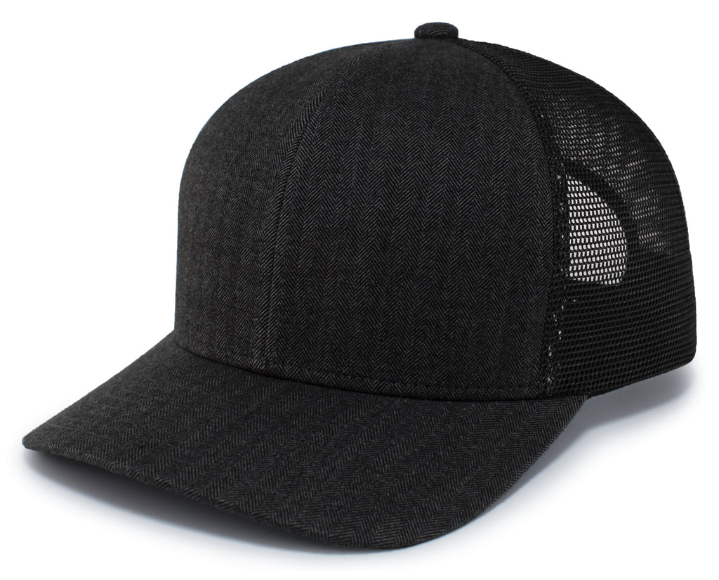 HERRINGBONE TRUCKER CAP - SNAPBACK