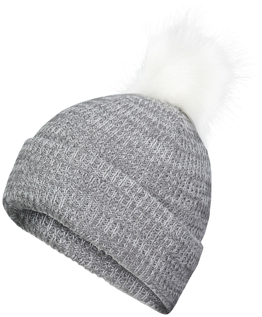 FAUX FUR POM BEANIE