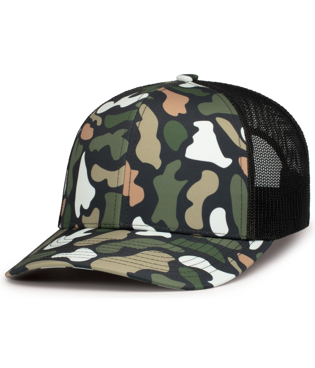 WEEKENDER DUCK CAMO TRUCKER SNAPBACK CAP - ADJUSTABLE